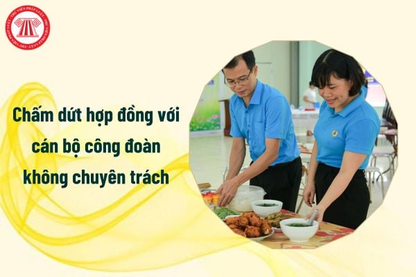 Chấm dứt hợp đồng với cán bộ công đoàn không chuyên trách