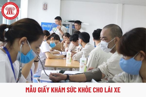 Mẫu giấy khám sức khỏe cho lái xe năm 2024 mới nhất là mẫu nào?