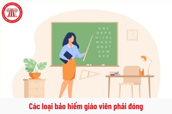 03 loại bảo hiểm mà giáo viên bắt buộc phải đóng trong năm 2024 là loại nào?