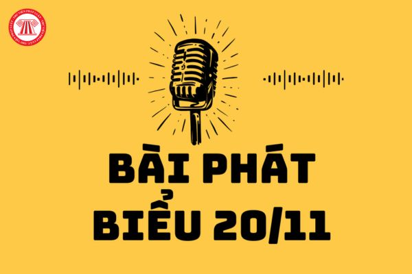 Bài phát biểu của lãnh đạo xã nhân ngày 20 11 hay, ý nghĩa? 