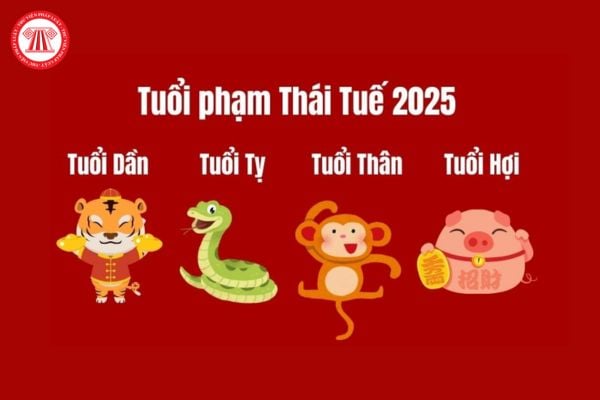 Thái Tuế 2025 là những tuổi nào, con giáp nào? Công việc của con giáp phạm Thái Tuế 2025 ra sao?