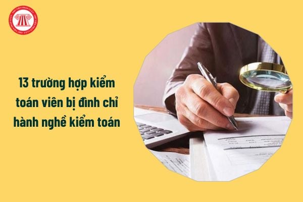 13 trường hợp kiểm toán viên bị đình chỉ hành nghề kiểm toán