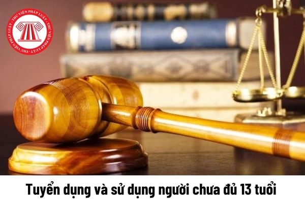 Người sử dụng lao động được tuyển dụng và sử dụng người chưa đủ 13 tuổi hay không?