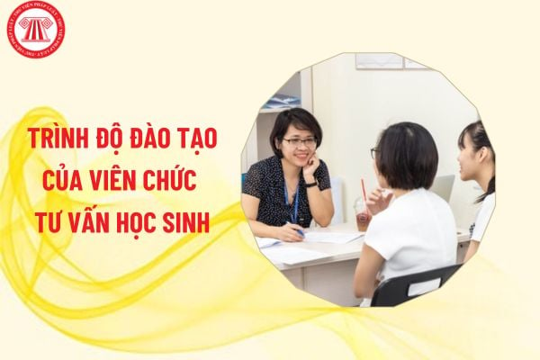 Tiêu chuẩn về trình độ đào tạo của viên chức tư vấn học sinh ra sao?