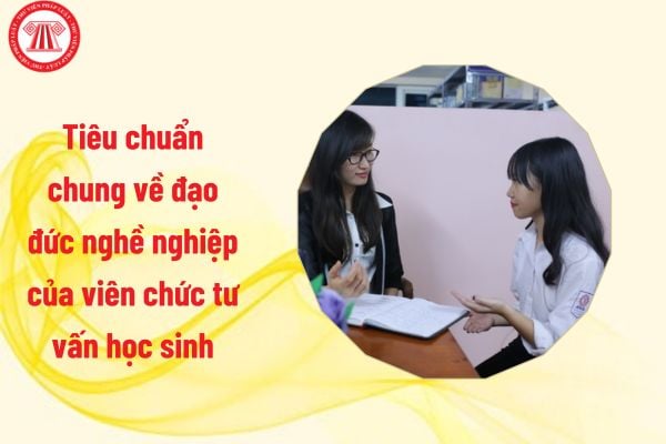 Tiêu chuẩn chung về đạo đức nghề nghiệp từ ngày 04/11/2024 của viên chức tư vấn học sinh là gì?