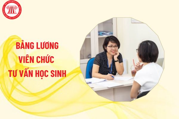 Chính thức có bảng lương từ 4/11/2024 cho viên chức tư vấn học sinh, cụ thể ra sao?