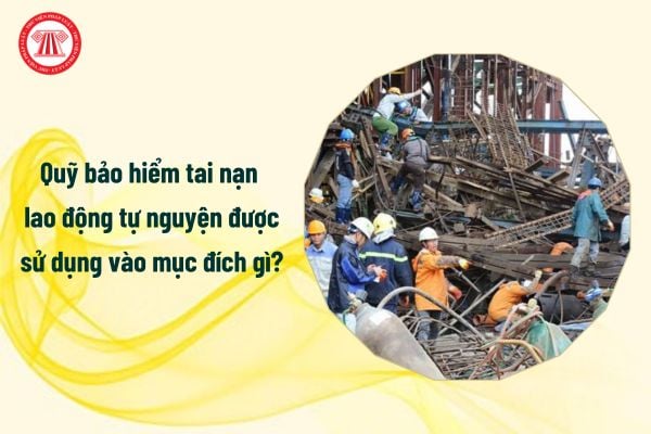 Quỹ bảo hiểm tai nạn lao động tự nguyện được sử dụng vào mục đích gì?