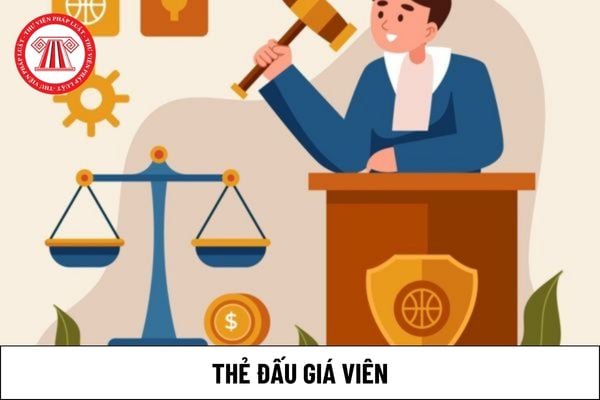 Thời điểm Thẻ đấu giá viên không còn giá trị sử dụng là khi nào?