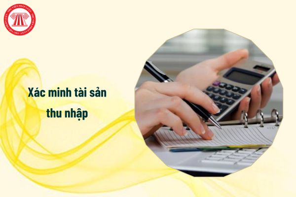 Xác minh tài sản thu nhập