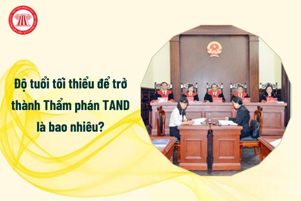 Độ tuổi tối thiểu để trở thành Thẩm phán TAND là bao nhiêu?