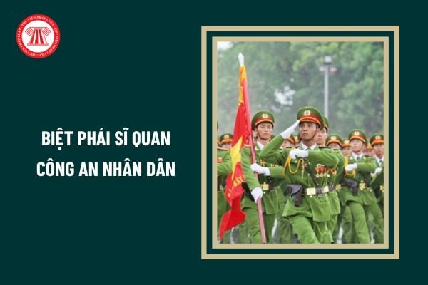 Biệt phái sĩ quan Công an nhân dân căn cứ vào đâu?