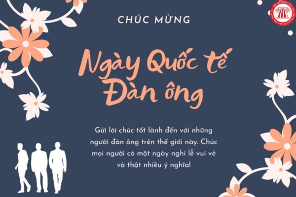 Chúc mừng ngày Quốc tế Đàn ông