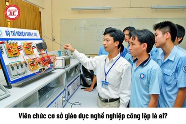 Viên chức cơ sở giáo dục nghề nghiệp công lập là ai?