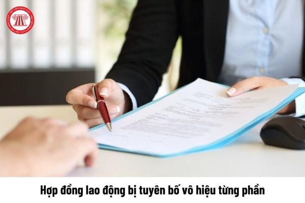 Cách giải quyết khi hợp đồng lao động bị tuyên bố vô hiệu từng phần dành cho doanh nghiệp, cụ thể ra sao?