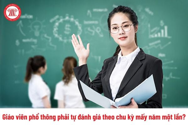 Giáo viên phổ thông phải tự đánh giá theo chu kỳ mấy năm một lần?