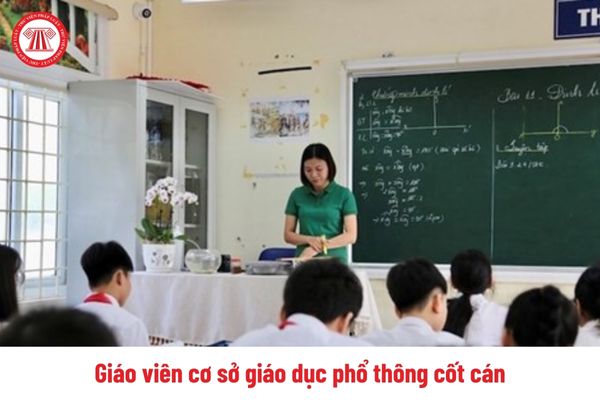 Giáo viên cơ sở giáo dục phổ thông cốt cán