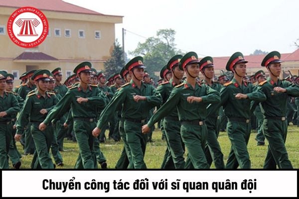 Có được chuyển công tác đối với sĩ quan quân đội bị phát hiện có hành vi vi phạm nhưng chưa được xử lý không?