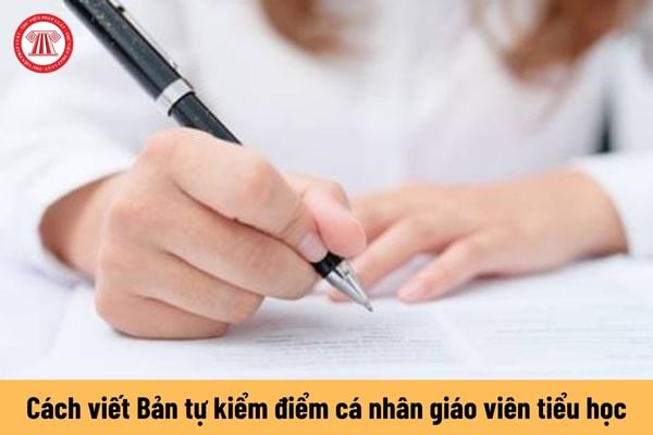 Cách viết Bản tự kiểm điểm cá nhân giáo viên tiểu học cuối năm chi tiết nhất?