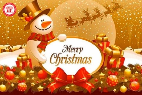 Thiệp giáng sinh đơn giản chúc mừng noel hay nhất