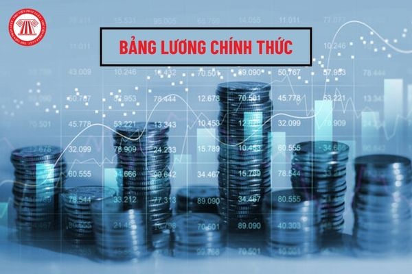 Chốt 02 bảng lương CBCCVC và 03 bảng lương LLVT trong năm 2025