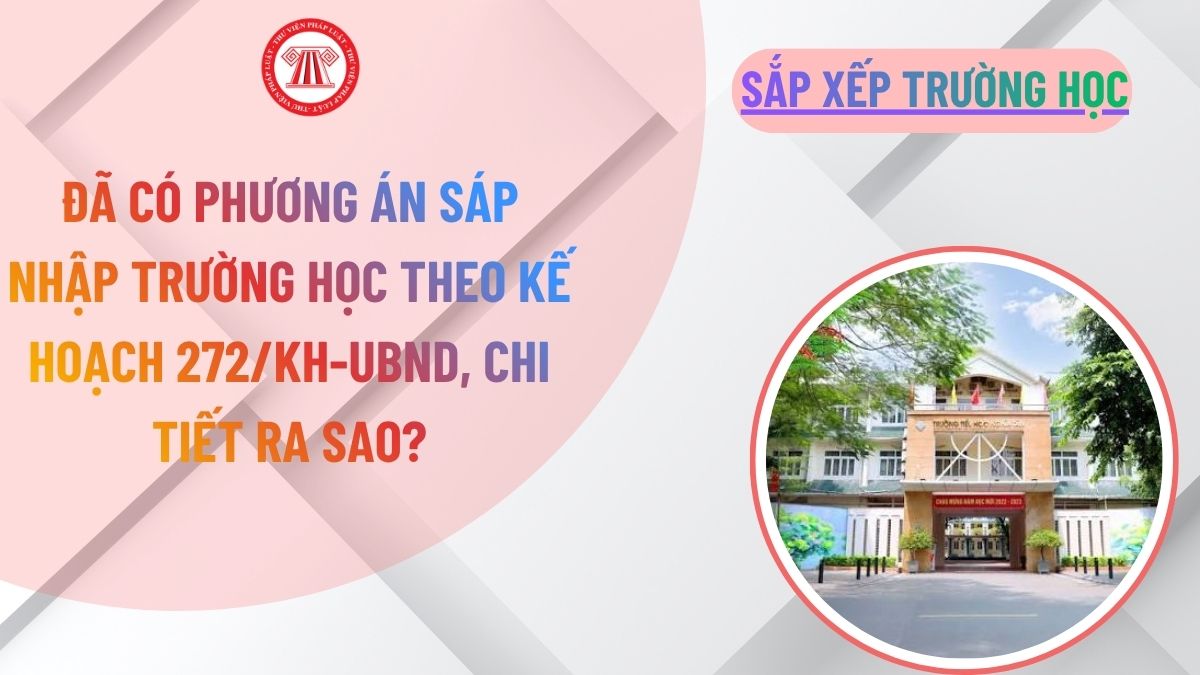 Đã có phương án sáp nhập trường học theo Kế hoạch 272/KH-UBND, chi tiết ra sao?