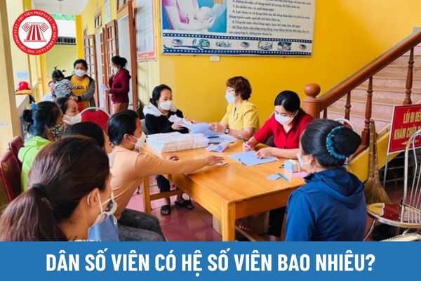 Hệ số lương của Dân số viên hạng 3 là bao nhiêu?