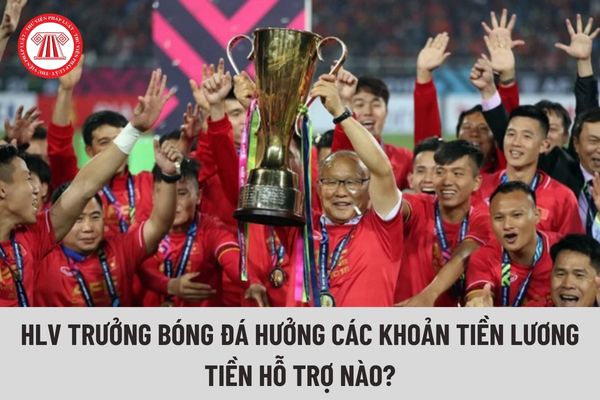 Huấn luyện viên trưởng đội tuyển quốc gia bóng đá nam của Việt Nam có thể được trả tiền lương, tiền hỗ trợ nào?