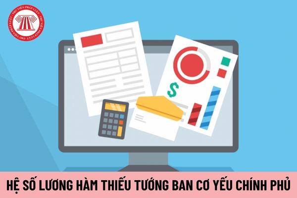 Hệ số lương của cấp bậc quân hàm Thiếu tướng thuộc Ban Cơ yếu chính phủ là bao nhiêu?