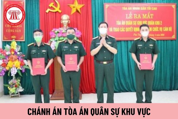 Chánh án Tòa án quân sự khu vực được hưởng mức phụ cấp đặc thù là bao nhiêu?