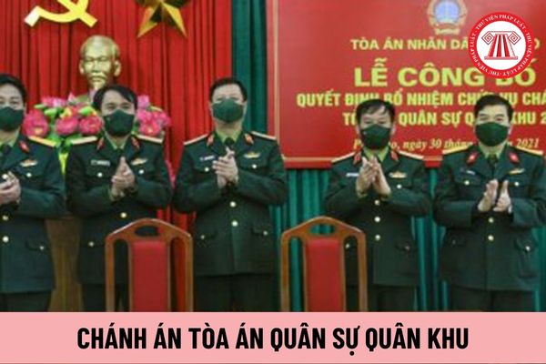 Chánh án Tòa án quân sự quân khu có được hưởng phụ cấp đặc thù không?