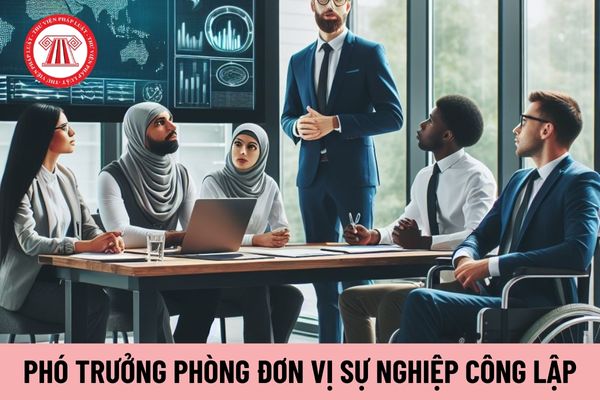 Phó Trưởng phòng thuộc đơn vị sự nghiệp công lập thuộc Bộ thuộc ngành, lĩnh vực tư pháp có quyền hạn cụ thể như thế nào?