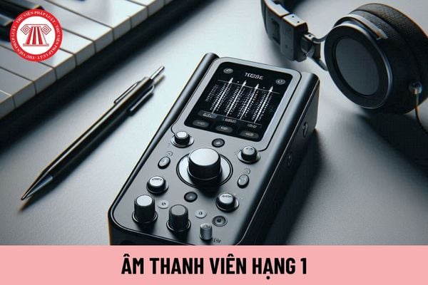 Âm thanh viên hạng 1 hiện nay có mức lương tối thiểu bao nhiêu?