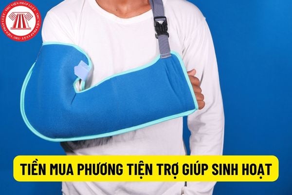 Mức tiền cấp mua phương tiện trợ giúp sinh hoạt, dụng cụ chỉnh hình cho người lao động bị tai nạn lao động, bệnh nghề nghiệp?