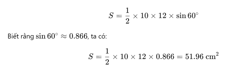 Diện tiach tam giác