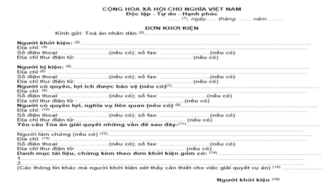 Mẫu Đơn Xin Ly Hôn Đơn Phương Năm 2023 Và Cách Viết