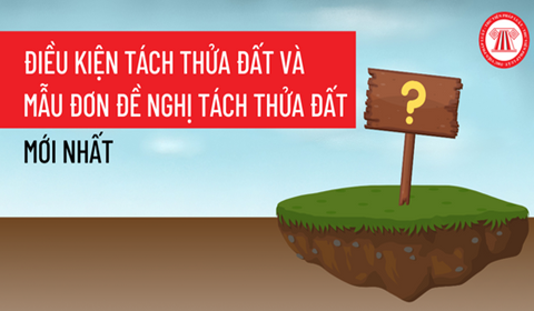 Read more about the article Điều kiện tách thửa đất và mẫu đơn đề nghị tách thửa đất mới nhất