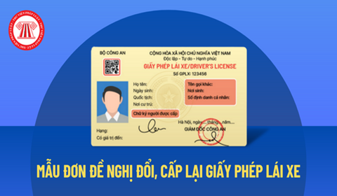 Mẫu đơn đề nghị đổi, cấp lại giấy phép lái xe mới nhất Mẫu Đơn Đề Nghị Đổi, Cấp Lại Giấy Phép Lái Xe Mới Nhất