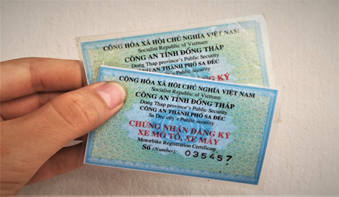 Cách làm lại giấy đăng ký xe (cà vẹt xe) online Cách Làm Lại Giấy Đăng Ký Xe (Cà Vẹt Xe) Online