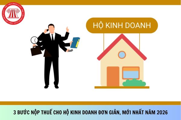 3 bước nộp thuế cho hộ kinh doanh đơn giản, mới nhất năm 2026?