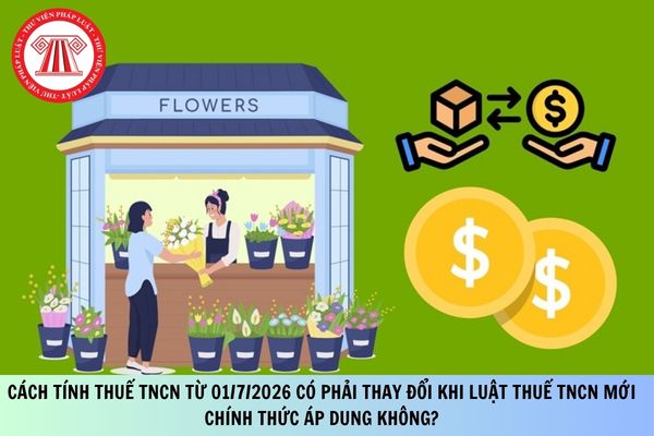 Cách tính thuế TNCN từ 01/7/2026 có phải thay đổi khi Luật Thuế TNCN mới chính thức áp dụng không?