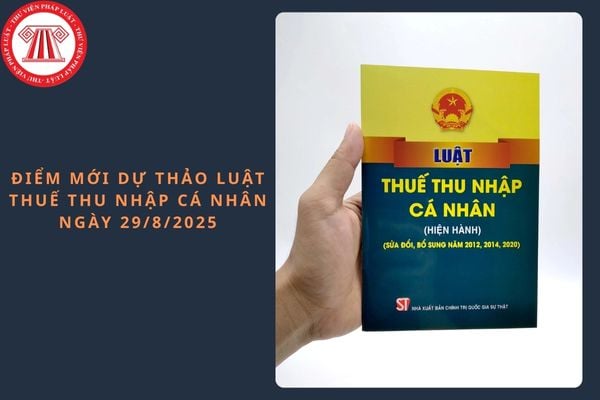 Tổng hợp những điểm mới dự thảo Luật Thuế thu nhập cá nhân ngày 29/8/2025?