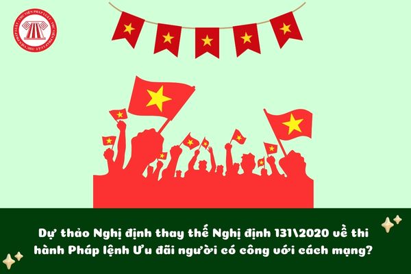 Dự thảo Nghị định thay thế Nghị định 131/2020 về thi hành Pháp lệnh Ưu đãi người có công với cách mạng?