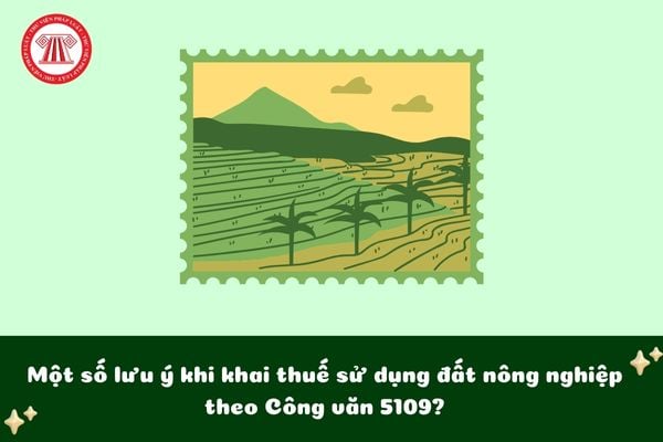 Một số lưu ý khi khai thuế sử dụng đất nông nghiệp theo Công văn 5109?