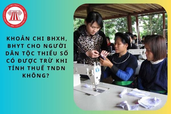 Khoản chi BHXH, BHYT cho người dân tộc thiểu số có được trừ khi tính thuế TNDN không?