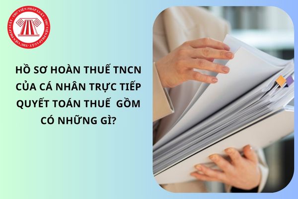 Hồ sơ hoàn thuế của cá nhân trực tiếp quyết toán thuế TNCN gồm có những gì?