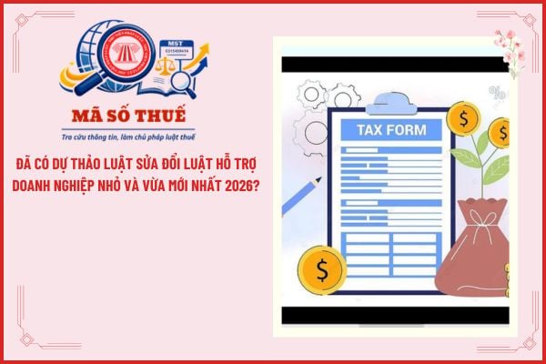 Đã có dự thảo Luật sửa đổi Luật Hỗ trợ doanh nghiệp nhỏ và vừa mới nhất 2026?
