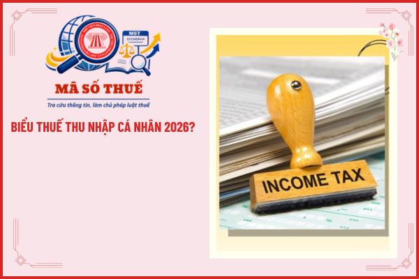 Biểu thuế thu nhập cá nhân 2026? Đối tượng nào phải nộp thuế thu nhập cá nhân?