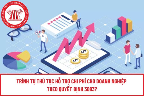 Trình tự thủ tục hỗ trợ chi phí cho doanh nghiệp theo Quyết định 3083?
