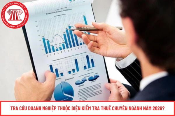 Tra cứu doanh nghiệp thuộc diện kiểm tra thuế chuyên ngành năm 2026?