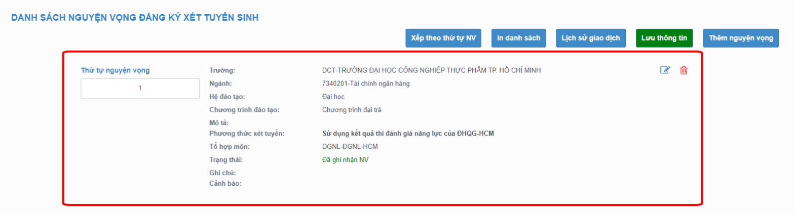 Hướng dẫn đăng ký nguyện vọng xét tuyển đại học 2025 trực tuyến?